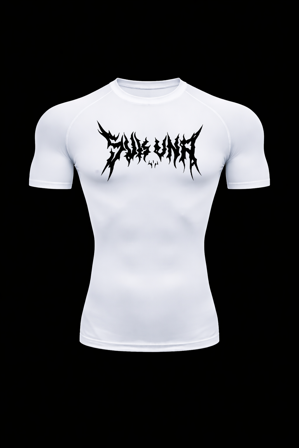 Tricou Compresie Alb pentru Bărbați